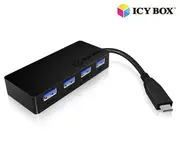 ICY BOX IB-AC6403-C 4-Port USB 3.0 Hub with Type-C plug