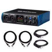 PreSonus Studio 24C USB Interface Bundle with Mogami XLR and Hosa TRS Cables