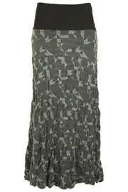 Geometric Long Skirt--MET-W720