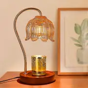Yuzee Candle Warmer Lamp,Candle Warmer lamp with Timer dimmer, Compatible with Various Candles, Candle lamp with 2 Bulbs (Flower lamp)