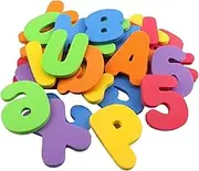 ABC Bath Fun Set - Soft Foam Letters, Shower Numbers | Early Learners Alphabet Toy with Wall-Sticking Feature, Playful Preschool Learning in Tub, Color Recognition Activity, and Bathroom Water Play