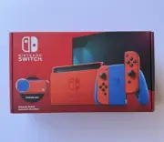 Nintendo Switch Console Mario Red & Blue Limited Edition Brand New Never Used