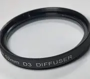 52mm D3 Diffuser Glass Lens Filter 52 mm Diffused Soft Softer Look Diffusion E52