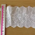 日本製 玫瑰刺繡布蕾絲