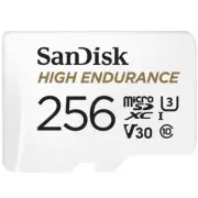 Sandisk 256Gb High Endurance Microsd Card For Dash Cams And Security Systems