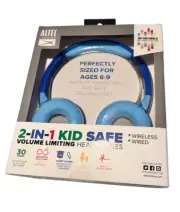 Electronics Headphones NEW Altec 30 Hours Kid Safe Wired Wireless Gift Free Ship
