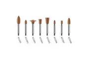 Kenda Amalgam Pre-Polishing, No. 2004, 5 x 8mm, Small Cup, Right Angle, Brown, 6/Pack