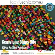 Gemstone Chips 80cm Strand 50g Mix Spacers Jewellery DIY Necklace Jewelry Beads
