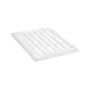 Mona Bedding Bamboo Fibre Pillowtop Mattress Topper Pad Protector Cover King