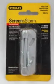 Stanley Screen Storm Door Latch Strike Plate Adjustable Steel Replacement