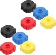 Vaguelly 8pcs Quick Release Plastic Cymbal Nuts for Drums Fit Percussion Cymbal Topper Nuts Grip for Live Performances and Studio Sessions