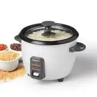 Electric Rice Cooker - 6 Cups - Steamer Basket, Measuring Cup & Service Spoon...
