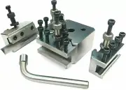 Quick Change T37 Tool Post Set+ 4 Holders-Myford & Lathe 90-115 mm Center Height