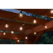 Outdoor String Lights 25ft LED Globe G40 Bulbs Waterproof Patio Garden Wedding