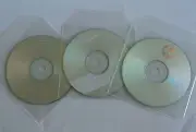 15 Pieces 52x Blank Logo CD-R Sampler Discs with Clear Plastic Sleeves (5 Each)