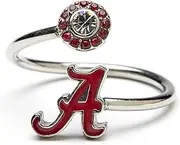 University of Alabama Ring | Alabama Jewelry | Adjustable Stainless Steel Alabama Ring | Alabama Crimson Tide Gift