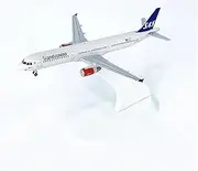 Metal Aircraft Model 1/500 Scale for Scandinavian A321 Metal Model Adult Collectible Model Airplanes Aviation Enthusiasts