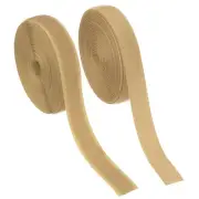 Sew on Hook and Loop Tape, 3/4 Inch Nylon Fastener Strips 5 Yards (Khaki)