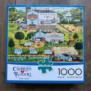 NEW Charles Wysocki Sunny Side Up 1000 Piece Puzzle Buffalo Games Bagged