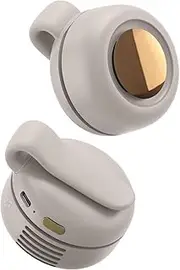 Portable Mini Fan Clip On, 3-Speed Bladeless Collar Waist Neck Fan, Portable Silent Bladeless Fans, Waist-Mounted Cooing Fans for Outdoor Travel Accessories White