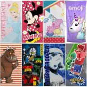 Kids Disney Character Towels - Disney Cars, Peppa Pig, Stormtrooper, Hey Duggee