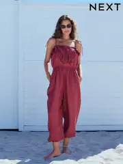 Pink Bandeau Harem Leg Jumpsuit (AV4213) | $79