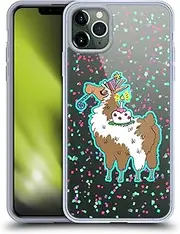 Head Case Designs Officially Licensed Grace Illustration Birthday Llama Gel Case [Military Grade Protection] Compatible with Apple iPhone 11 Pro Max