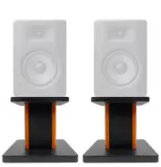 Rockville 8” Wood Studio Monitor Speaker Stands For M-Audio BX8 D3 Monitors