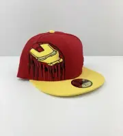 New Era Iron Man 2 Movie 59fifty Fitted Hat Size 7 3/8 Marvel Comics NWT