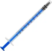 1ml Syringe with Caps 50 PCS Suitable For Feeding Kittens, Puppies & Squirrels