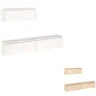 3x Solid Wood Pine TV Cabinets TV Stand Unit Furniture Multi Colours vidaXL