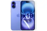 10 Pack Soft PET Film Screen Protector Guard for Apple iPhone 16 PLUS Front Bulk