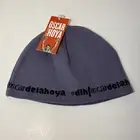 Vintage Oscar De La Hoya Beanie Hat Knit Stocking Grey Black Golden Boy Boxing