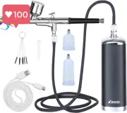 32PSI Upgraded Airbrush Kit + Air Compressor – Portable Mini Cordless