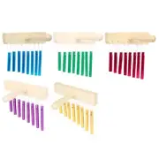 Metal Windchime Chimes Bells Set Hand Held Winds Chimes with Cord Children Toy