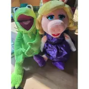 Scentsy Kermit The Frog and Miss Piggy Muppets Buddies Buddy Scent Packs Plush