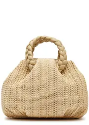 Hereu Bombon Medium Raffia top Handle bag - Natural ONE SIZE