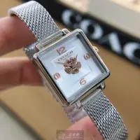 在飛比找momo購物網優惠-【COACH】COACH手錶型號CH00140(白銀色錶面銀