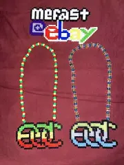NEW 2 EDC Kandi Perler Necklace EDM EDC Fest Rave Dance