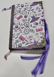 Peaceful Purple Junk Journal - Handmade, Boho, Ephemera-Filled, One-Of-A-Kind