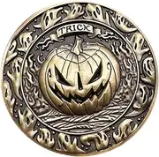 Trick Treat Coin, Decorative Keepsake for Halloween, Commemorative Coin Collections, Halloween Favor for Family, Boys, Girls, and Classmates