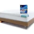 Memory Foam Mattress Topper KING 3" Gel Foam Bed Cooling w/ Cotton Cover Serta