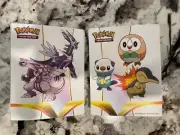 Pokemon Sword & Shield Dialga Palkia Cyndaquil Rowlet Oshawott Mini Binder