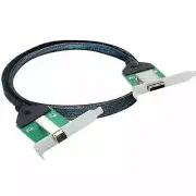 SFF-8088 26 Pin Female to External SFF-8644 Female Mini SAS Extension Cable