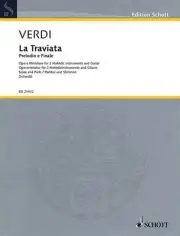 Giuseppe Verdi Prelude & Finale for Flute Duet Guitar Classical Sheet Music Book
