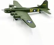 Pre-Build Replica 1/144 for Vintage B17 Fighter Model Kit Metal Aircraft Model Toy for Collection Model Office Gift Toy Airplane