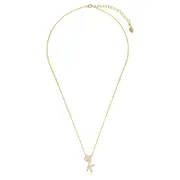 LUXURY LETTERS K INITIAL PENDANT GOLD
