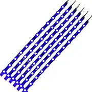 HYADA DC 12V Waterproof 1Ft 12 LED Strip Underbody Light with 6 inches Wires for Motor (Blue,Pack of 6)