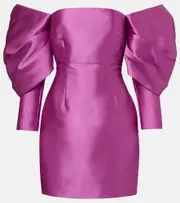[Solace London] Solace London Freja satin minidress UK 16 pink