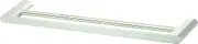 Oliveri Madrid Double Towel Rail, Brushed Nickel, 650mm Length